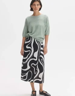 OPUS Pullover PUSITY Oversize Mohair grün S24 10299612559100