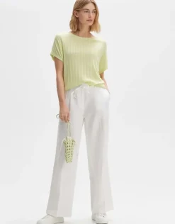 OPUS Rippshirt SASKILI Loose aus nachhaltigem Viskose Mix S14 10272712170254