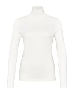 OPUS Sariette Rollkragenshirt blau und milk S22 10111810862100