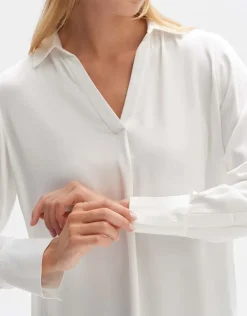 OPUS Shirtbluse Fangi V - Ausschnitt S23 10232511749100