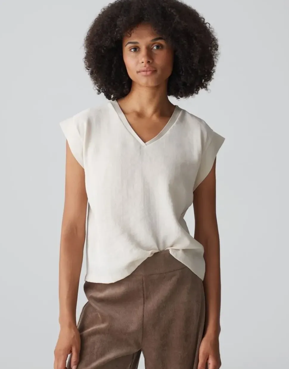 OPUS Shirt SADUNA Regular aus Material Mix S24 1029945733100