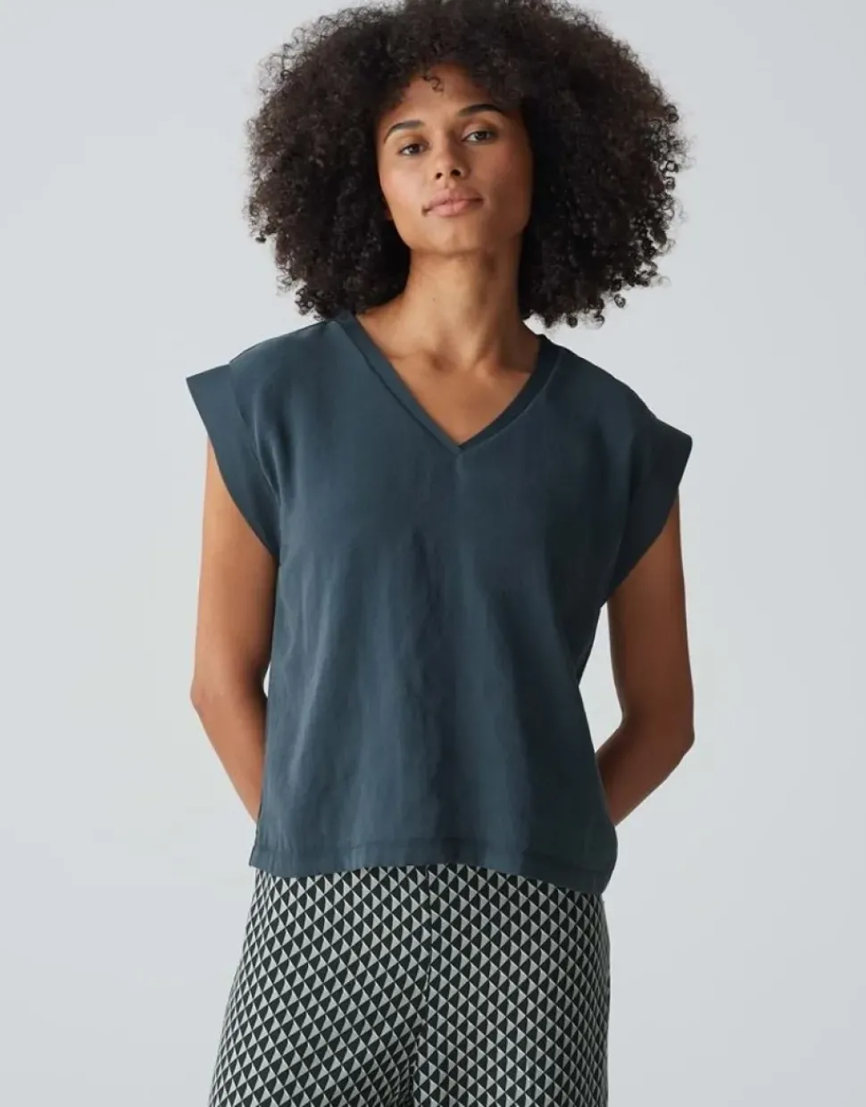 OPUS Shirt SADUNA Regular aus Material Mix S24 1029945733100