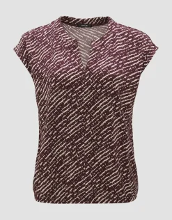 OPUS Shirt SANDEO SHADOW Viskose gemustert S14 2411012292100