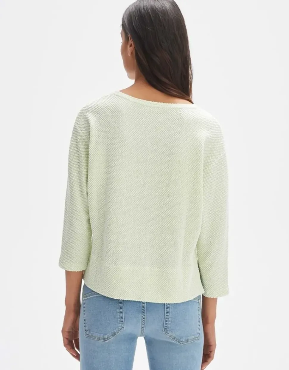 OPUS Shirt Serera aus Viskose Mix grün S14 10259012055100