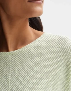 OPUS Shirt Serera aus Viskose Mix grün S14 10259012055100