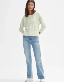 OPUS Shirt Serera aus Viskose Mix grün S14 10259012055100