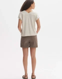 OPUS Shirt SIRUKUS Boxy Fit  Feinstrick Optik beige S14 10288212205100