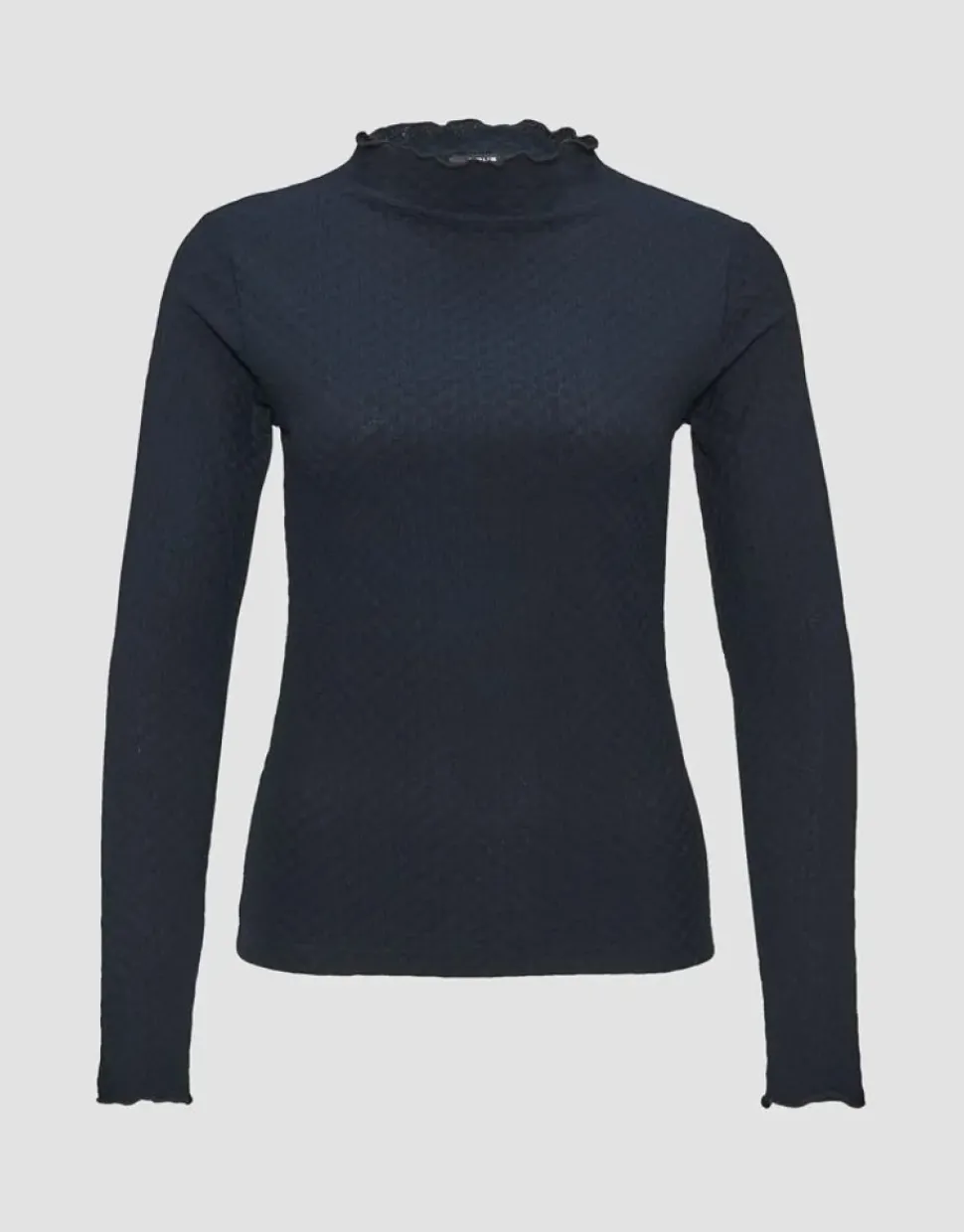 OPUS Shirt Suktur 3D- Optik Stehkragen blau S14 10238411905227