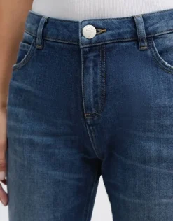 OPUS Slim Jeans EVITA Mid Rise BCI Cotton Mix blau S14  2331612075248