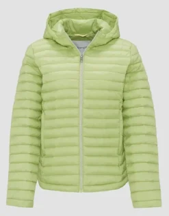 OPUS Steppjacke Howana mit Kapuze grün S14  244075063241