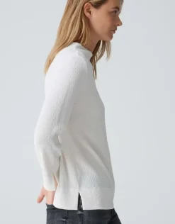 Opus Strukturiertes Shirt Damen  10320612513287