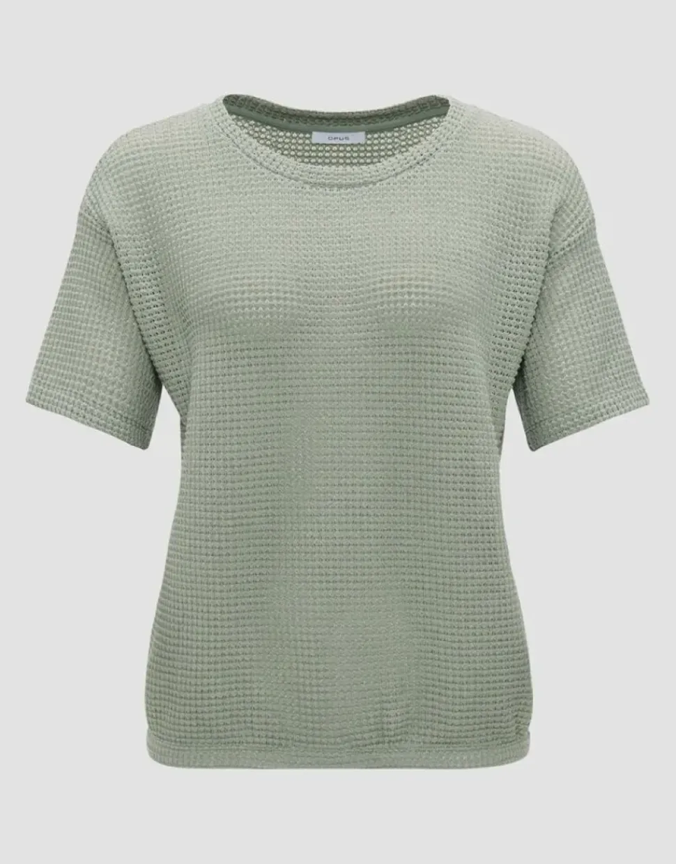 OPUS Strukturiertes Sweatshirt GIZAPI Regular aus BCI Cotton Mix S24 10298612561100