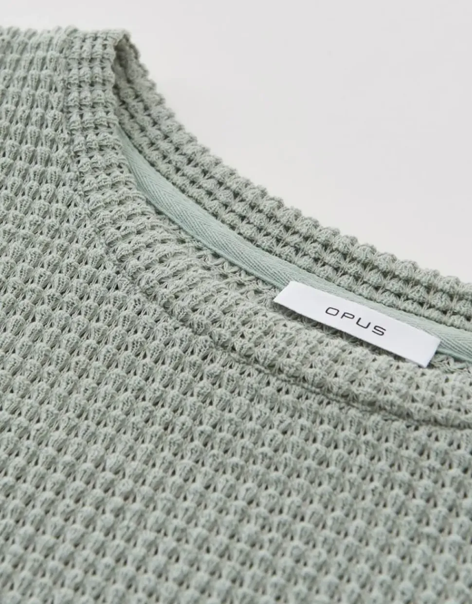 OPUS Strukturiertes Sweatshirt GIZAPI Regular aus BCI Cotton Mix S24 10298612561100