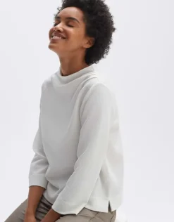 OPUS Sweatshirt Goldiny weiß S23 10236611896100