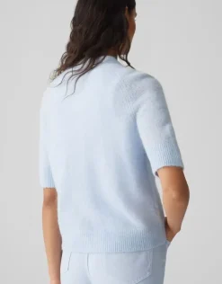 OPUS weicher Cardigan DORIANA blau S15 10384412559315