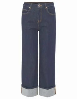 OPUS Wide Leg Jeans MIPO Mid Rise blau S15 1031599275349