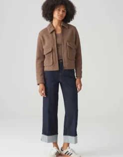 OPUS Wide Leg Jeans MIPO Mid Rise blau S15 1031599275349