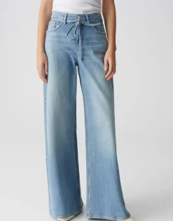 OPUS Wide Leg Jeans MIVA PALAZZO CASUAL Mid Rise S15 10387812990338