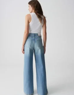 OPUS Wide Leg Jeans MIVA PALAZZO CASUAL Mid Rise S15 10387812990338