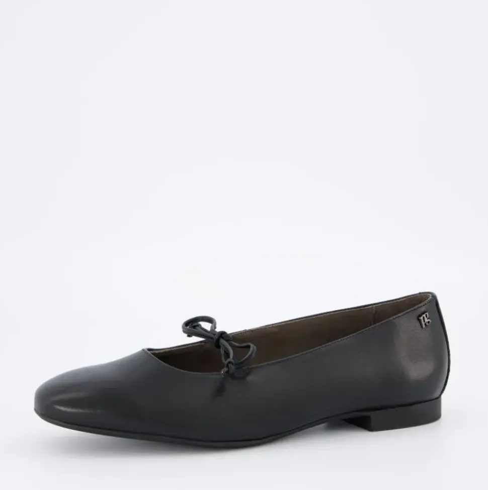 Paul Green Ballerina Leder schwarz S15 1142-017