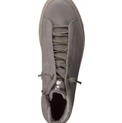Paul Green Damen Boot Reißverschluss Schnürung Leder TAUPE SUPER SOFT 5283-056