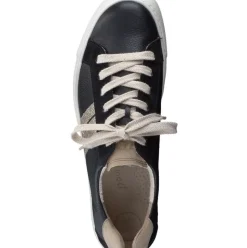 Paul Green Damen Sneaker Leder Schnürung SCHWARZ SUPER SOFT 5330-036