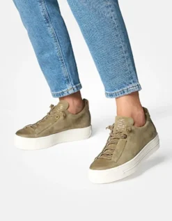 Paul Green Sneaker Verlourleder braun S15 5017-357