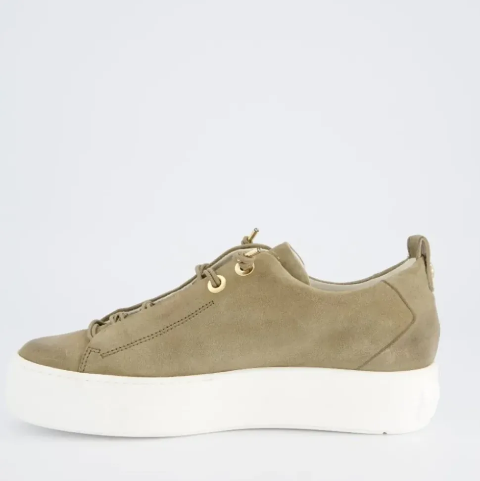 Paul Green Sneaker Verlourleder braun S15 5017-357
