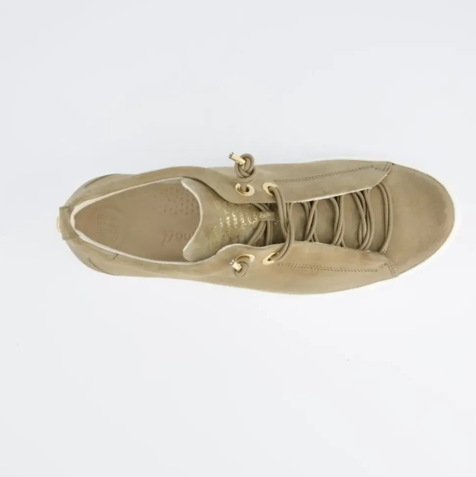 Paul Green Sneaker Verlourleder braun S15 5017-357