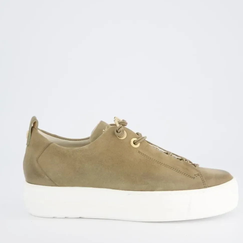 Paul Green Sneaker Verlourleder braun S15 5017-357