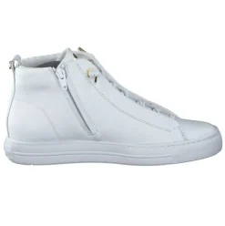 Paul Green Super Soft Hightop- Pauls Sneaker Leder Logoprägung weiß S14 5283-005
