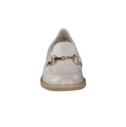 Paul Green Super Soft Slipper Leder Horsebit-Applikation beige S14 1052-025