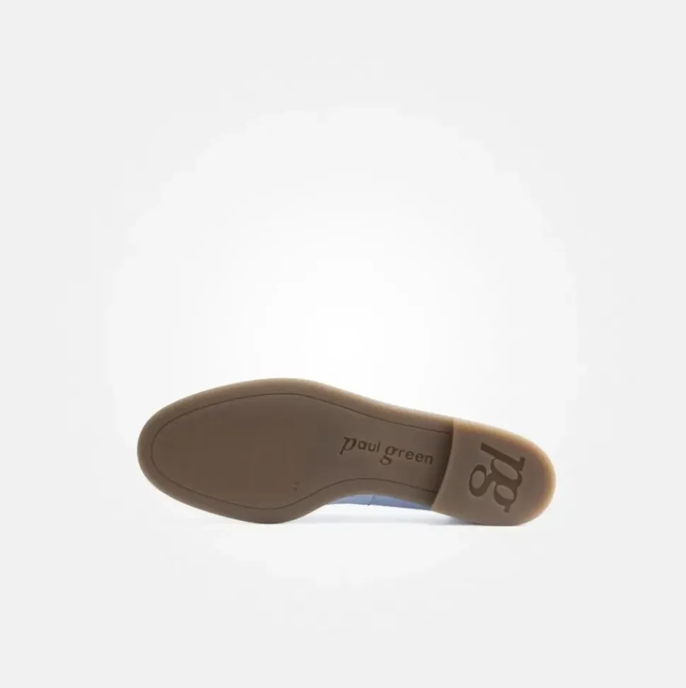 Paul Green Super Soft Slipper Nubukleder blau S14 1074-015