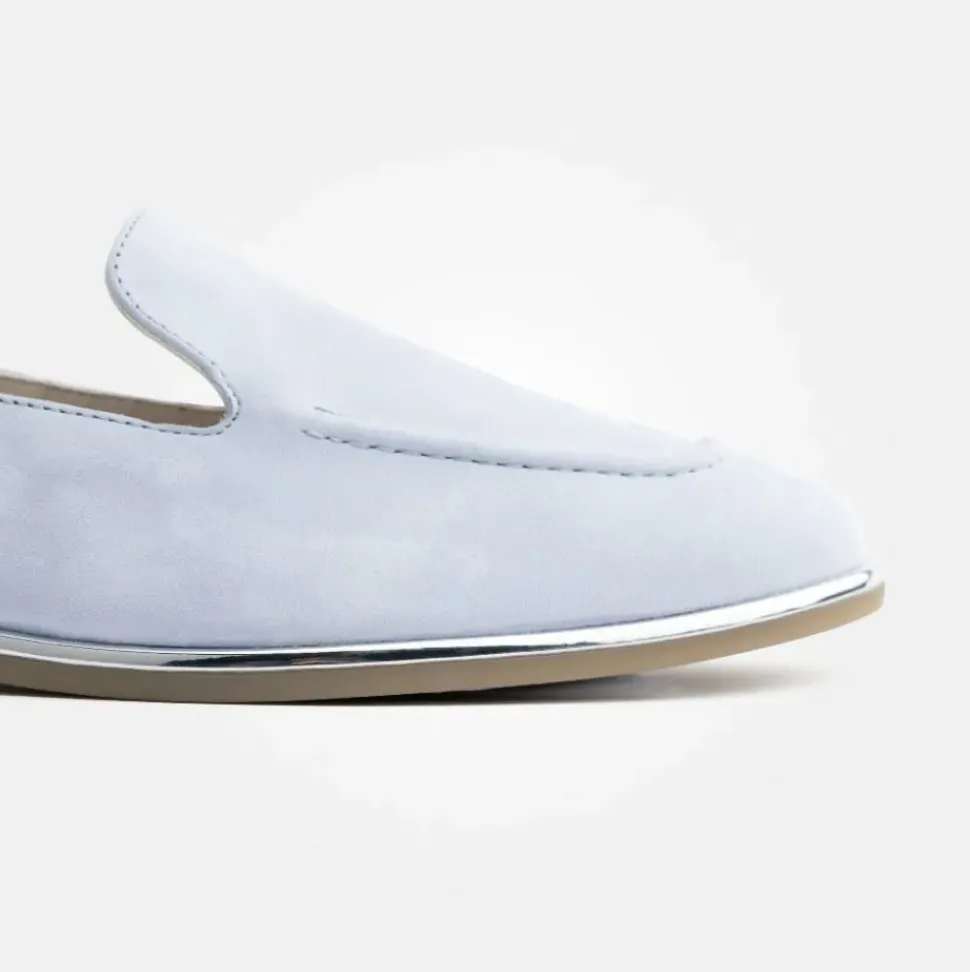 Paul Green Super Soft Slipper Nubukleder blau S14 1074-015