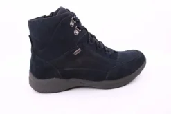 PETER ERIKSON Damen Boot Leder Schnürung und Reißverschluss DENIM Warmfutter FLEXI-16 TEX