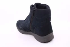 PETER ERIKSON Damen Boot Leder Schnürung und Reißverschluss DENIM Warmfutter FLEXI-16 TEX