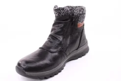 PETER ERIKSON Damen Boot mit Stickrand doppel Reißverschluss einfacher Einstieg in SCHWARZ, BLAU, ROT Warmfutter 58212-Y24001 TEX