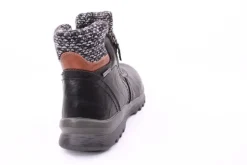 PETER ERIKSON Damen Boot mit Stickrand doppel Reißverschluss einfacher Einstieg in SCHWARZ, BLAU, ROT Warmfutter 58212-Y24001 TEX