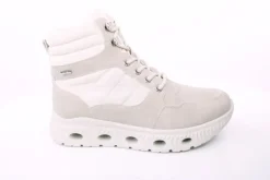 PETER ERIKSON Damen Boot Softrand Schnürung und Reißverschluss BEIGE Warmfutter TEX 26106-Y25005