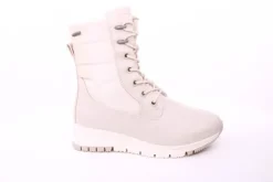 PETER ERIKSON Damen Boot Softrand Schnürung und Reißverschluss BEIGE Warmfutter 21008-C24002 TEX