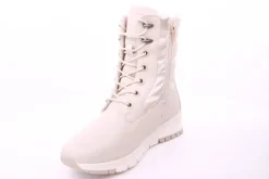 PETER ERIKSON Damen Boot Softrand Schnürung und Reißverschluss BEIGE Warmfutter 21008-C24002 TEX