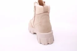 PETER ERIKSON Damen Boot Softrand Schnürung und Reißverschluss BEIGE Warmfutter 6587-24-C25001