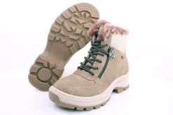 PETER ERIKSON Damen Boot Super-Softrand Schnürung und Reißverschluss in CAMEL mit Warmfutter 3315-Y24001 TEX