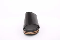 PETER ERIKSON Damen Pantolette Leder schwarz S14 3018-C23002