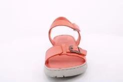 PETER ERIKSON Damen Sandale Leder Comfort-Fußbett orange S14 241604