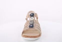 PETER ERIKSON Damen Sandale Ziersteine beige S14 20-30-Y24055