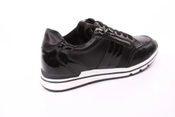 PETER ERIKSON Damen Sneaker in SCHWARZ Schnürung und Reißverschluss 3289-Y24005