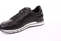 PETER ERIKSON Damen Sneaker in SCHWARZ Schnürung und Reißverschluss 3289-Y24005