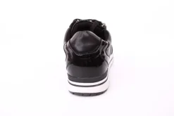 PETER ERIKSON Damen Sneaker in SCHWARZ Schnürung und Reißverschluss 3289-Y24005