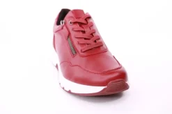 PETER ERIKSON Damen Sneaker in ROT Schnürung und Reißverschluss 3307-C23001